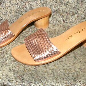 Women Size 8 - Pink Heels/Shoes by Sandia (2 inches)